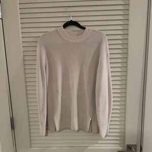 lululemon athletica Cream Crew Neck Sweater